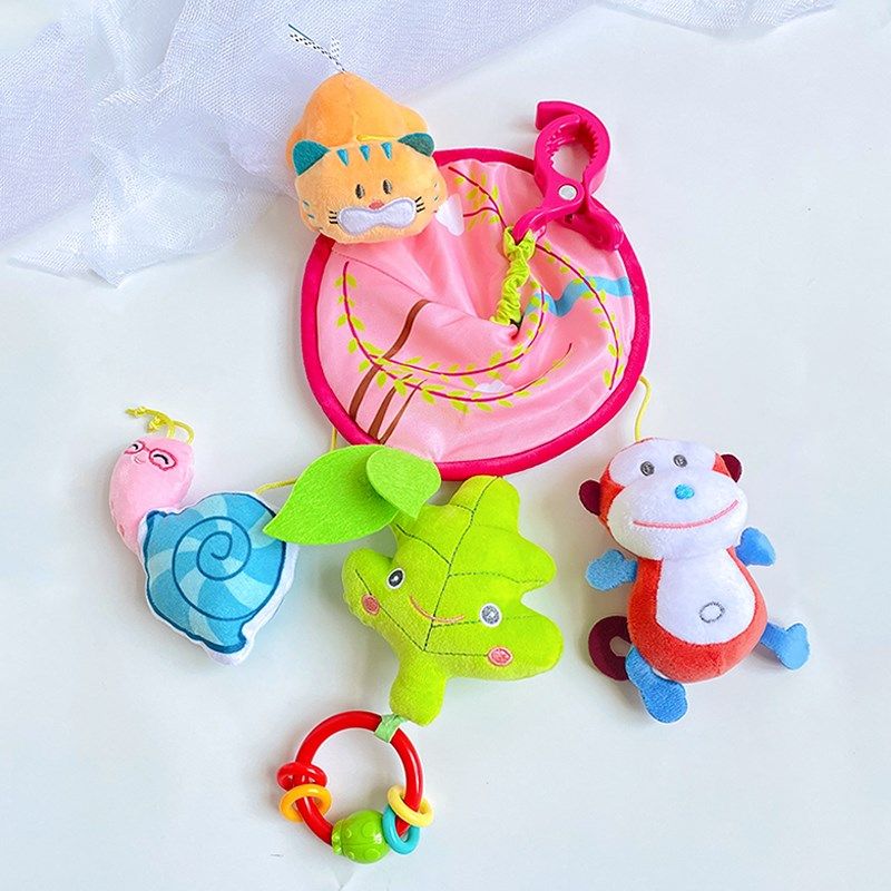 新生儿推车挂件摇铃婴儿车风铃宝宝车载床铃安抚玩偶安全座椅玩具,淘宝优惠券,粉丝福利购,淘宝优惠卷