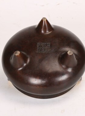 直供做旧仿古 桌面礼品铜制工艺品 铜香炉 宗教庙宇用品香炉