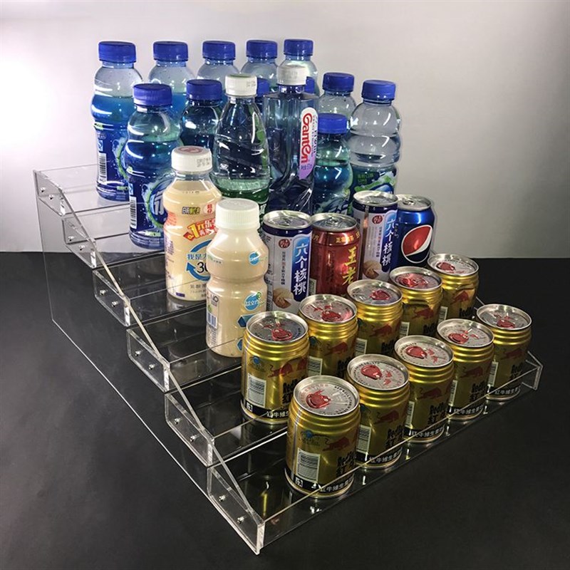 便利店饮料柜架子展示架小卖部桌面梯形架超市收银台小商店小货架 - 图2
