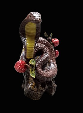 陶瓷公仔十二生肖蛇客厅玄关过道开业乔迁送长辈店铺装饰摆件礼品