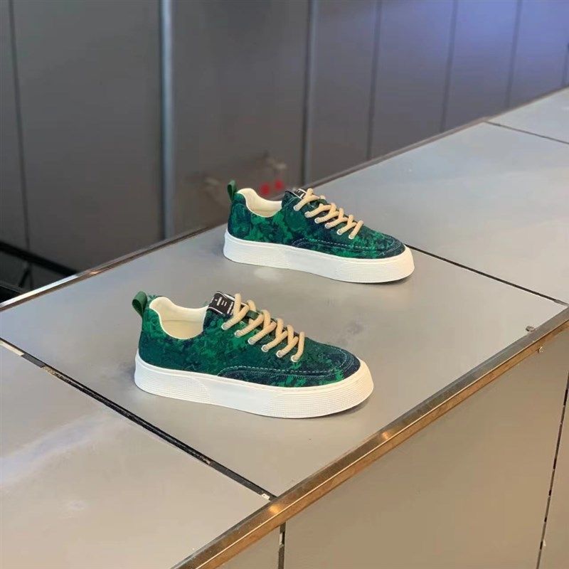 夏季2024新款潮牌印花透气帆布鞋男百搭透气轻便学生休闲低帮板鞋,淘宝优惠券,粉丝福利购,淘宝优惠卷