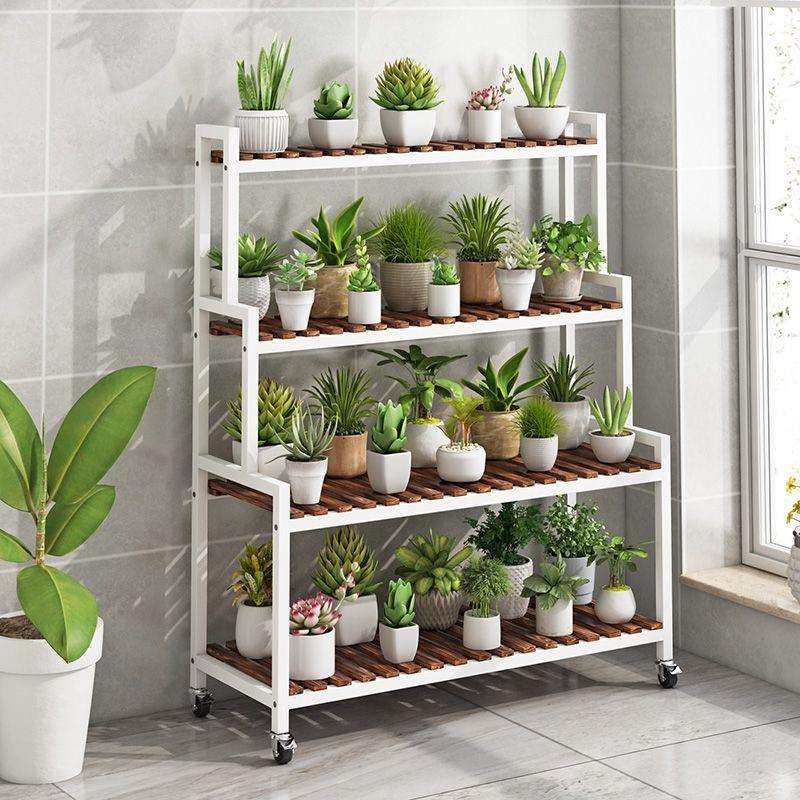 多层实木布置架子多肉阶梯架养花阳台置物架客厅落地花盆铁艺花架,淘宝优惠券,粉丝福利购,淘宝优惠卷