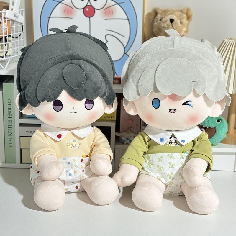 40厘米棉花娃衣奶油面包爬服sp坐姿款40cm娃娃玩偶换装爬爬服 - 图0