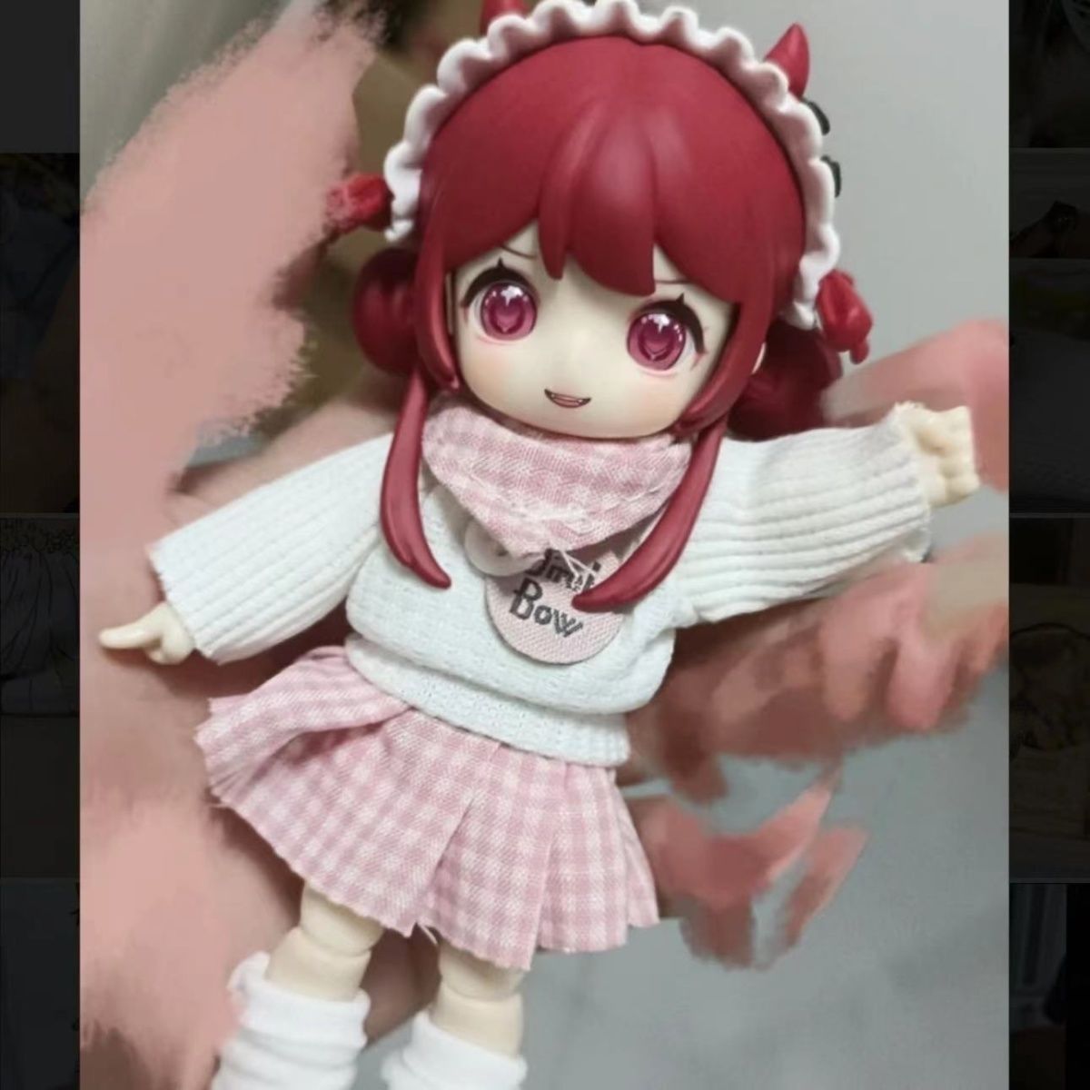 八分娃衣ob11白菜价兽仔8分12分bjd17厘米娃娃YMY糖娜潘妮裙子套 - 图3