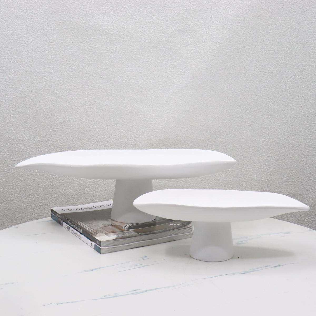 简约现代树脂高脚果盘创意客厅餐桌茶几收纳托盘摆件样板间装饰品,淘宝优惠券,粉丝福利购,淘宝优惠卷