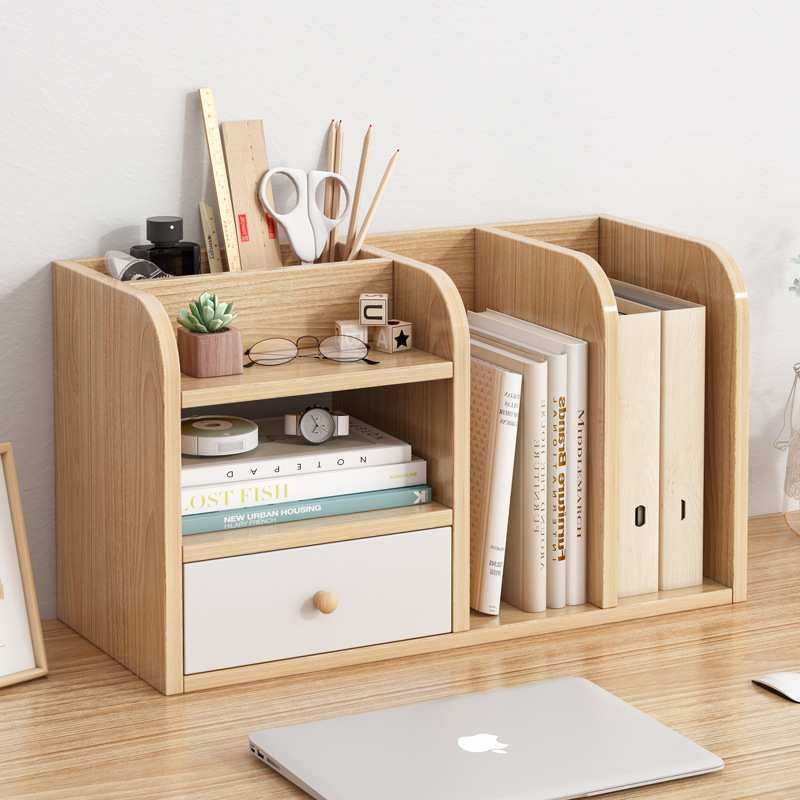书架简易桌上组合书桌收纳置物架学生简约现代宿舍神器桌面小书柜,淘宝优惠券,粉丝福利购,淘宝优惠卷