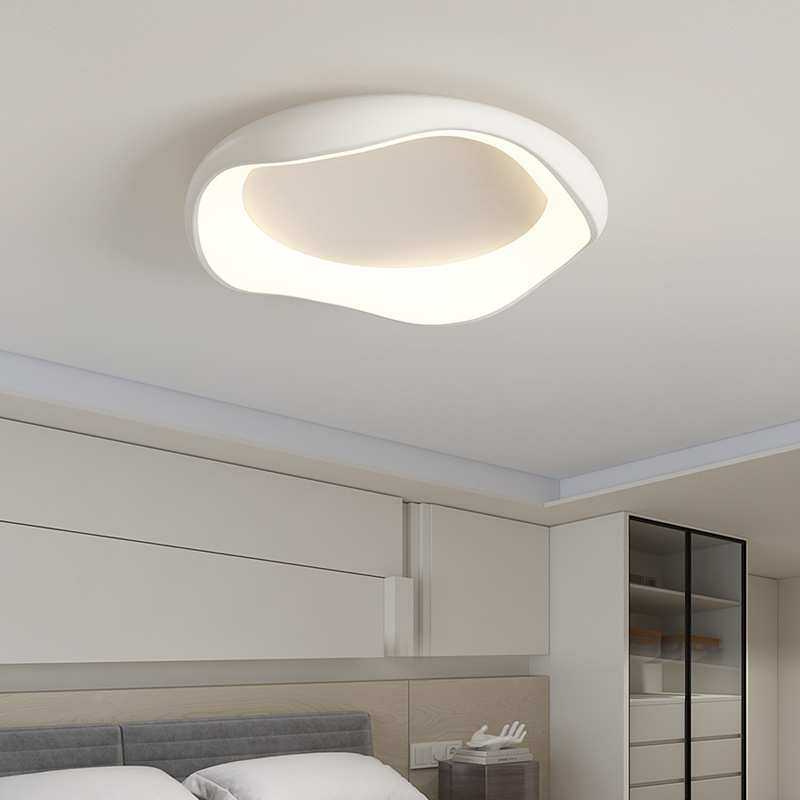 圆形护眼吸顶灯极简现代创意北欧卧室灯饰奶油风法式温馨房间灯具,淘宝优惠券,粉丝福利购,淘宝优惠卷