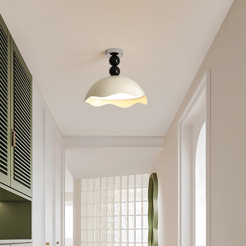 奶油风蛋壳卧室吊灯中古现代简约ins高级感儿童房间吸顶灯具护眼,淘宝优惠券,粉丝福利购,淘宝优惠卷