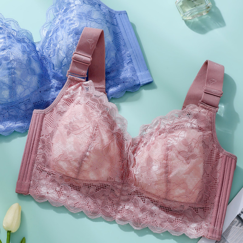 甜觅大尺码女装2023胖mm夏装胖妹妹300斤大胸款无钢圈内衣聚拢胸,淘宝优惠券,粉丝福利购,淘宝优惠卷