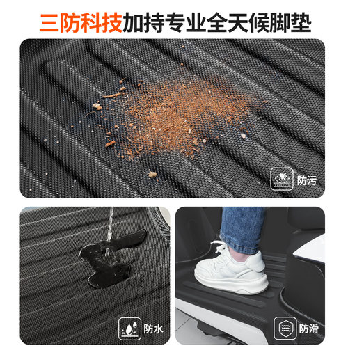 适用雅迪G26II二代Y-一G电动车脚垫电瓶车脚踏垫yg改装改造小配件 - 图3