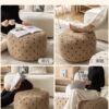 Paris spring ins trend point teddy velvet w pouf living room tatami bedroom lazy cushion bay window futon