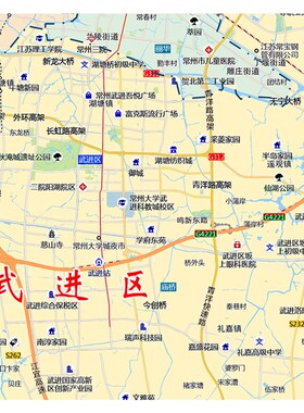 常州市地a图2026地图定制行政交通地形城区街道办公室