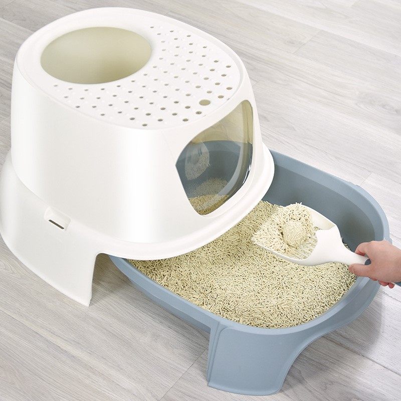 抽屉猫砂盆 送铲大号减少带出前掀式全封闭猫厕所Y 猫砂盆大号,淘宝优惠券,粉丝福利购,淘宝优惠卷