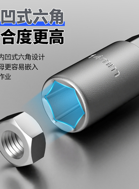 电动扳手套筒头加深加长内六角风批套筒扳手手电钻螺丝刀套装批头