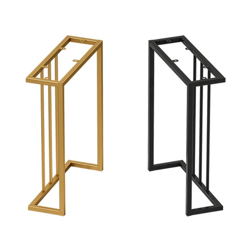 定作轻奢吧台脚大理石餐桌茶几腿支架办公会议书书桌脚金属支撑腿 - 图3