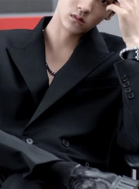 逆爱池骋同款田栩宁满钻锆石超闪冰糖百I搭手錬嘻哈七夕礼物送男