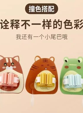拖把壁挂夹挂钩扫把固定架卡扣固定器拖把夹免打孔拖布强力卫生间