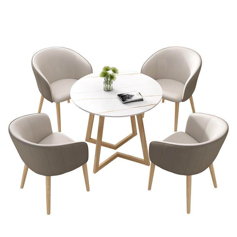 轻奢北欧岩板洽谈桌现代简约小户型咖啡台网红会客接待阳台小圆桌,淘宝优惠券,粉丝福利购,淘宝优惠卷