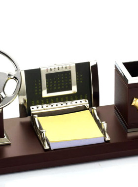 高档老板领导办公室招财简约现代创意办公桌摆P件文台书房桌面笔