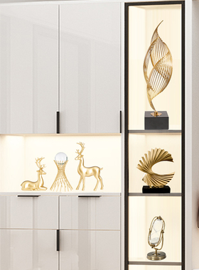 创意转运招财老板办公室装饰品摆件轻奢高档领导R桌面书柜大气家