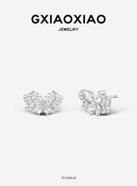 G XIAOXIAO法式气质高级优雅百搭蝴蝶项链 F15X85