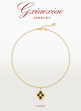 GXIAOXIAO黑色歌剧系列项链