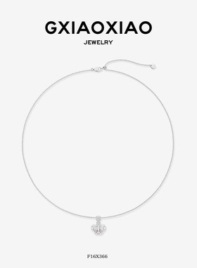 GXIAOXIAO法式高级鸢尾花项链