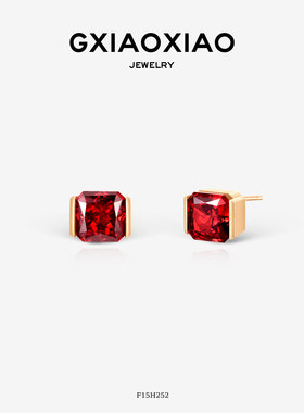 G XIAOXIAO 气质高级浪漫百搭小方块锁骨项链套装 NX279 F15H252