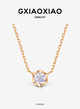 GXIAOXIAO法式蜂巢项链