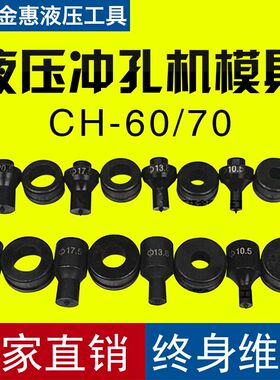 CH-60液压冲孔机模具 CH-70电动铜铝排冲孔器模子 角铁打孔机冲头