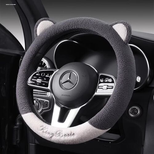 适用于雷克萨斯es/es200/tes300h/CT200H/UX260H冬季毛绒方向盘套 - 图0