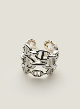 925银猪鼻子开口可调节经典首饰系列欧美风轻S奢高级感戒指指环