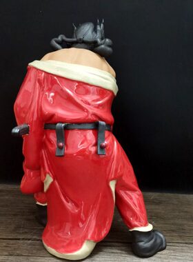 品钟玄关馗摆设摆件湾客厅陶瓷石会所家居剑持软装新中式装饰工艺