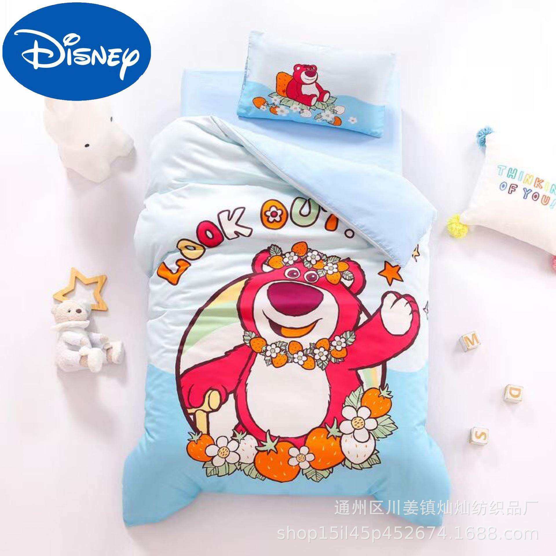 迪士妮60支幼儿园被子三件套儿童六件套宝宝入园床品午睡四季被褥,淘宝优惠券,粉丝福利购,淘宝优惠卷