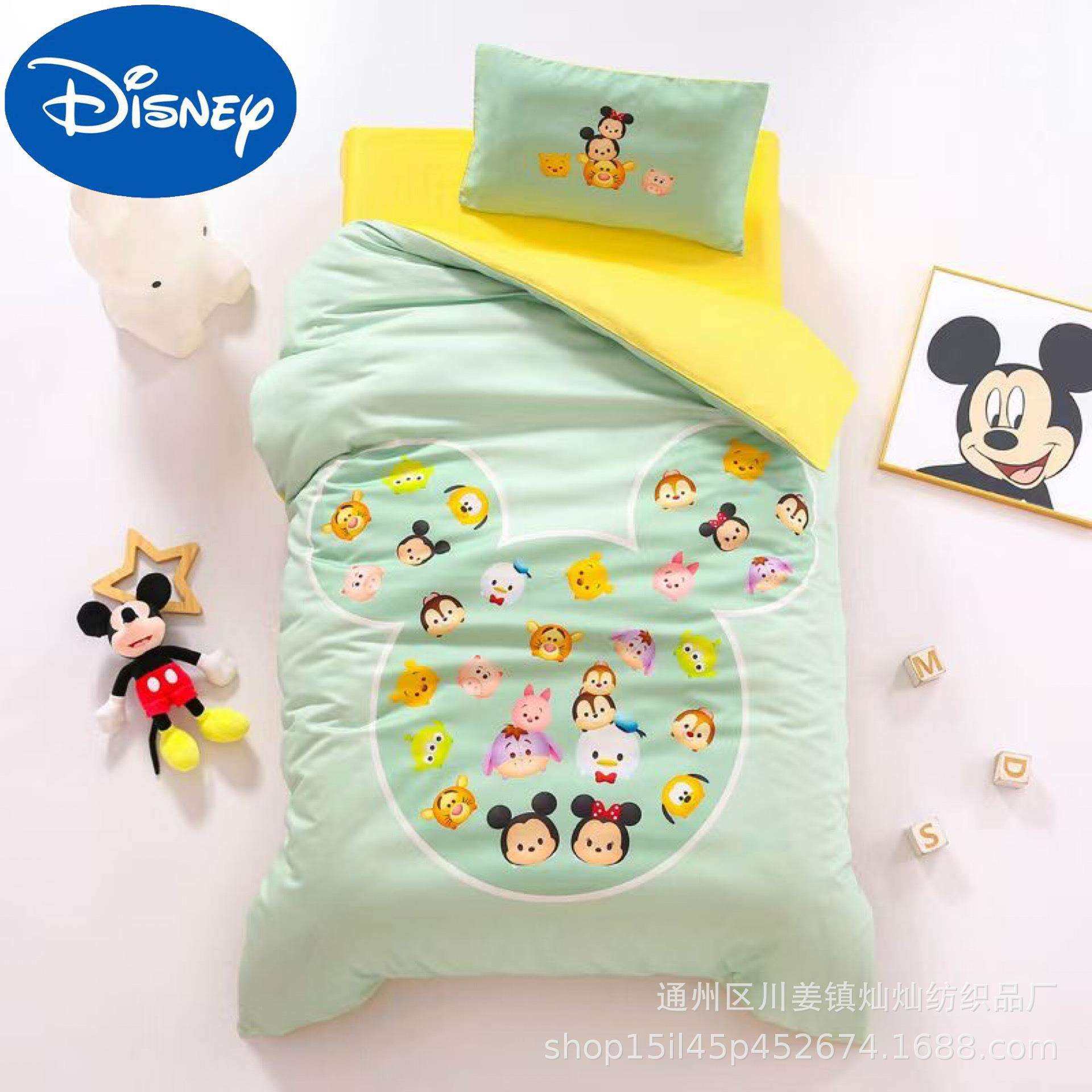 迪士妮60支幼儿园被子三件套儿童六件套宝宝入园床品午睡四季被褥,淘宝优惠券,粉丝福利购,淘宝优惠卷