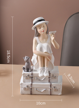 家居装饰品客厅书桌书架桌面办公室可爱摆K件软装乔迁新居搬家礼