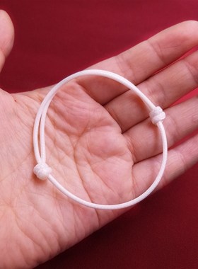 红绳手链情侣蜡绳l手链本命年男女红手绳幸运平安吉祥转运珠脚链