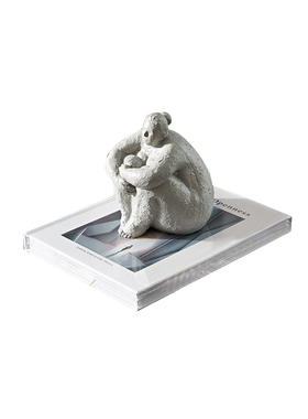 日式现代轻奢茶几飘窗书桌书架花艺摆件组合室内装饰品家居饰品