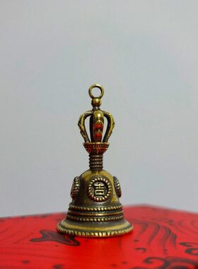 纯铜小摇铃 铃 三清铃 吉祥如意铃 铜铃