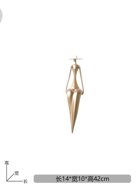 抽象艺术人物坐姿摆件售r楼处玄关客厅电视柜意式极简雕塑软装饰