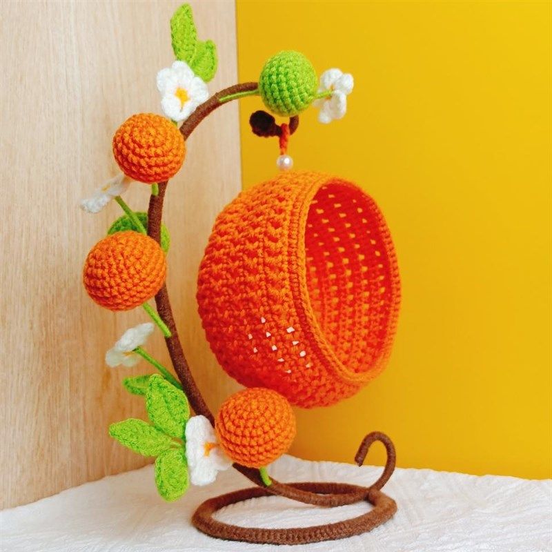 纯手工钩织宠物窝娃屋棉花娃娃吊篮吊床生日礼物创意礼品家具成品,淘宝优惠券,粉丝福利购,淘宝优惠卷