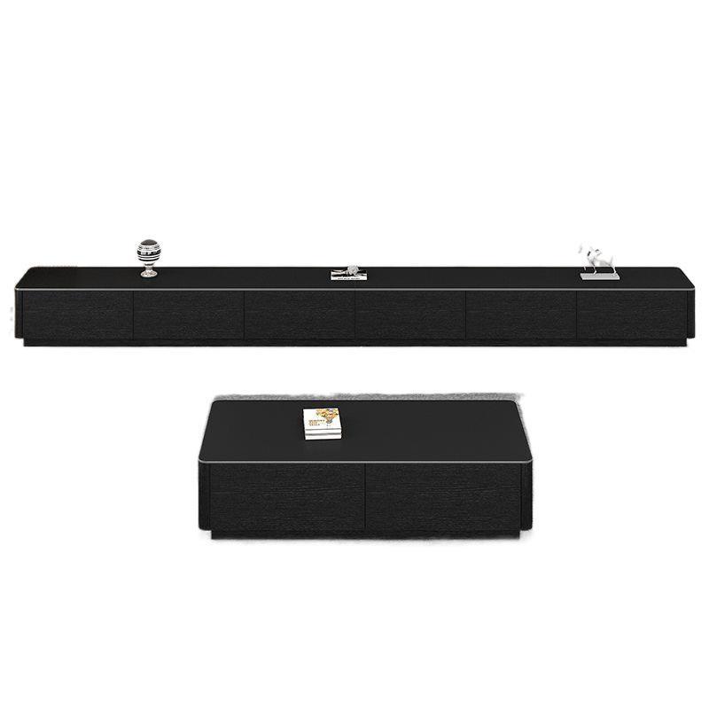 Tal岩板电视柜落地客厅北欧风茶几组合套装轻奢小户型卧室加厚电 - 图3