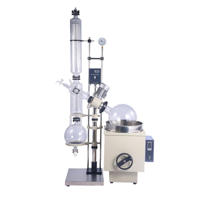 新实验室小型手动升降旋转蒸发仪密封圈蒸馏提纯结晶用蒸发器海 - 图0