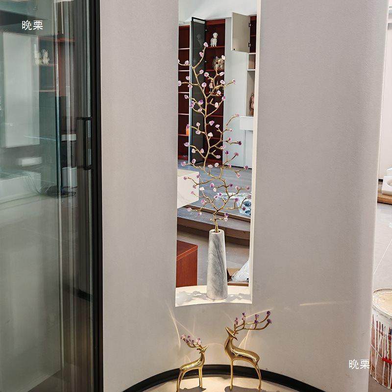 玄关柜水晶树一米摆件客厅入户正对门轻奢竖高落地装饰品其他风,淘宝优惠券,粉丝福利购,淘宝优惠卷