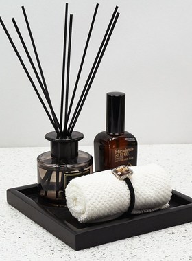 样板间装饰摆件托盘组合套装卫浴店浴室柜装饰品样板房卫生间软装