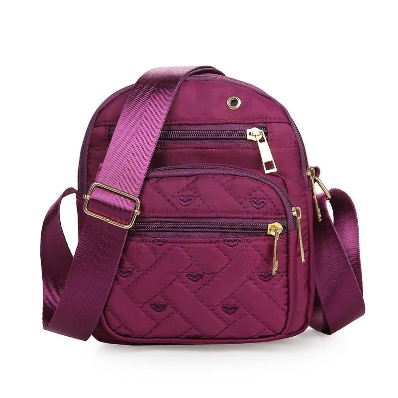 单肩斜挎包女牛津布尼龙女包中老年小包妈妈买菜零钱包手机包竖款,淘宝优惠券,粉丝福利购,淘宝优惠卷