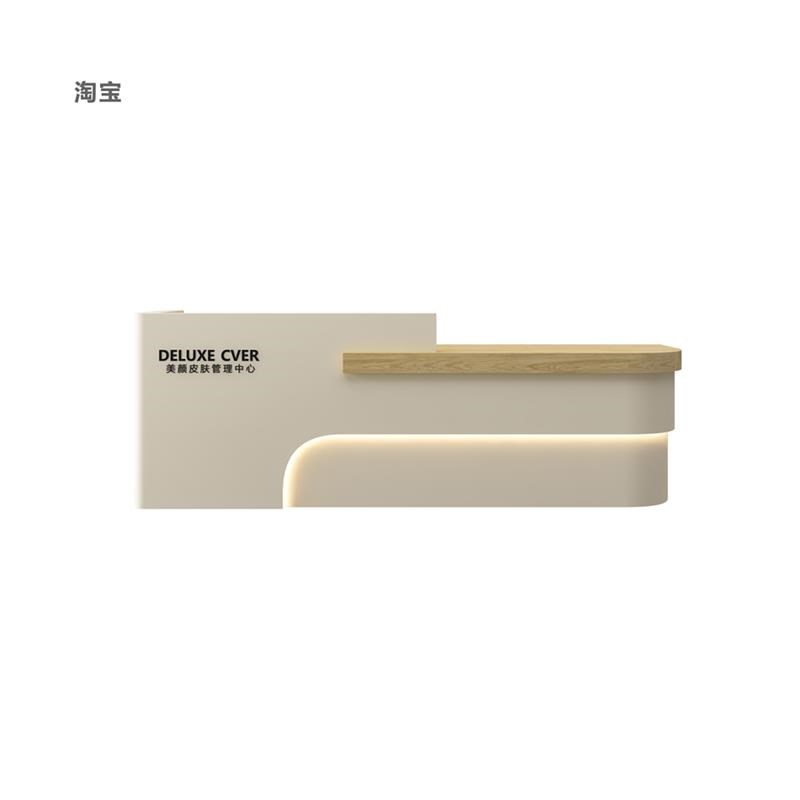 美容院收银台理发服装花店吧台舞蹈室收银台养生馆前台公司接待台 - 图3