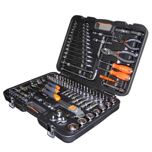 SHEFFIELD钢盾S110001 120+1件套汽保维修组套机修工具121件 - 图0