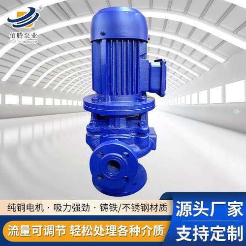 GW型立式管道排污泵城市水处理增压泵市政冷热水输送GW管道排污泵 - 图1