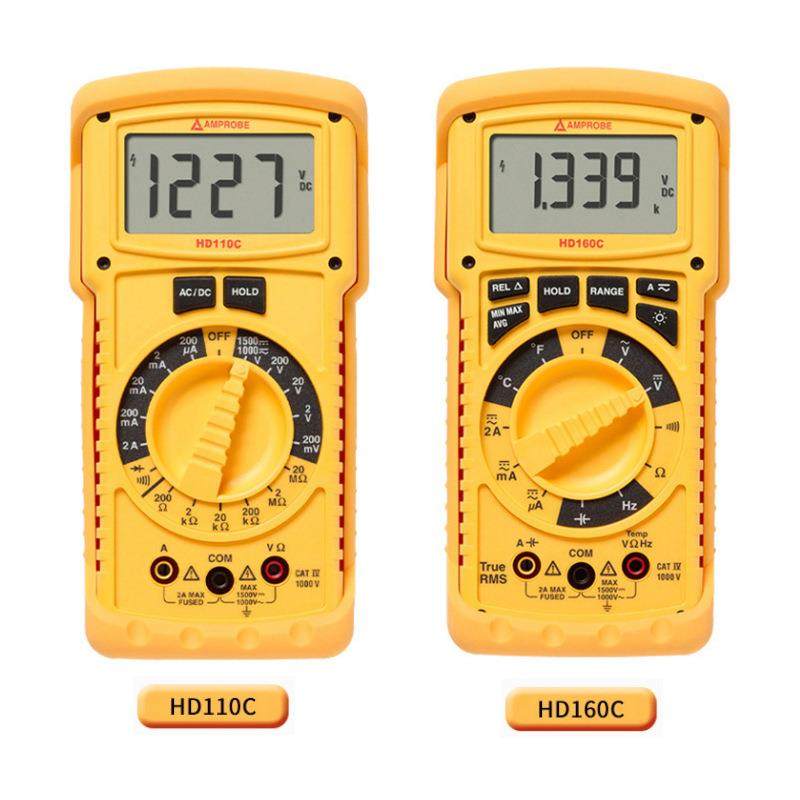Amprobe HD110C加固型HD160C光伏业1500V真有效值数字万用表 - 图0